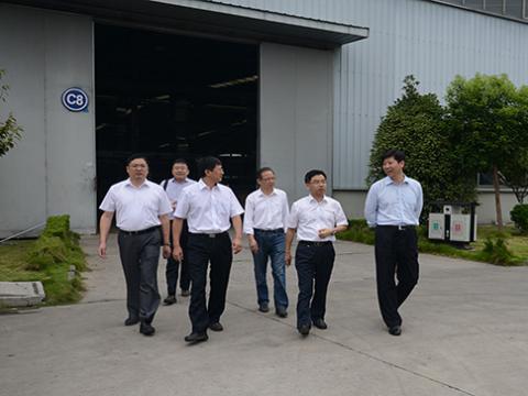 国家认监委向导一行到0638太阳集团官网母线调研