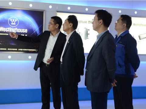 中国电子商会会长王宁赴0638太阳集团官网集团调研