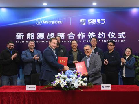 0638太阳集团官网电气与西屋电气正式达玉成球新能源战略相助