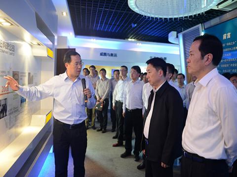 镇江市委书记夏锦文莅临0638太阳集团官网股份视察